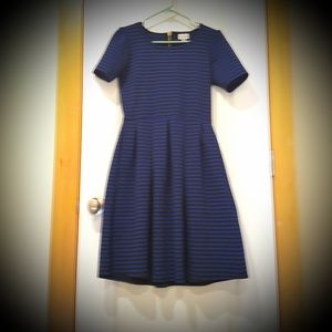 LulaRoe Amelia striped dress size Medium
